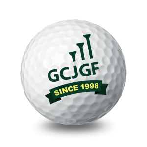 Golfball GCJGF Since 1998 Logo Golfball GCJGF Since 1998 Logo